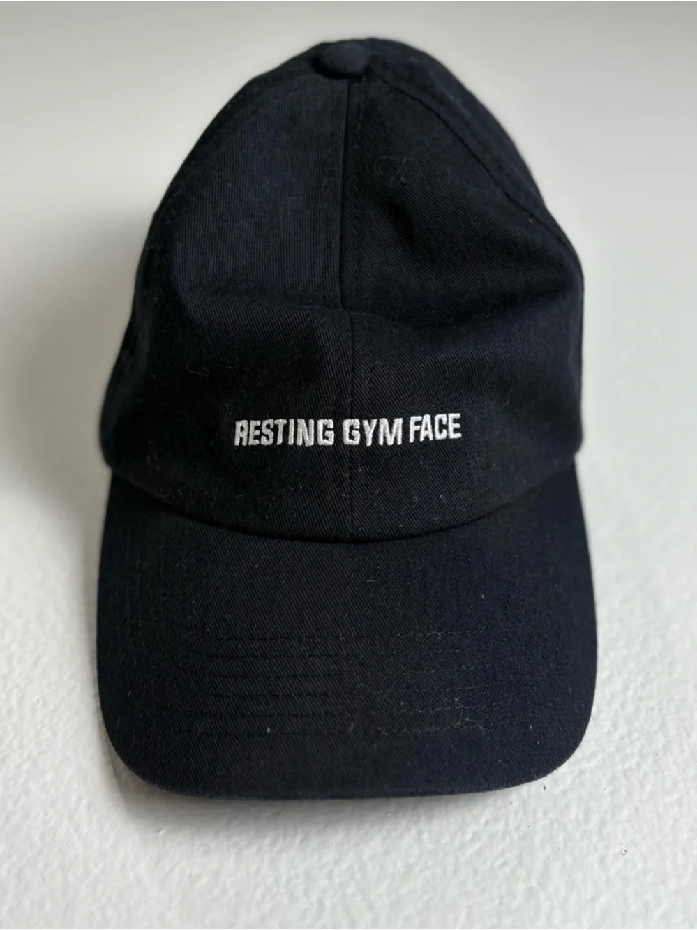 Under Armour Black Baseball Cap with White
